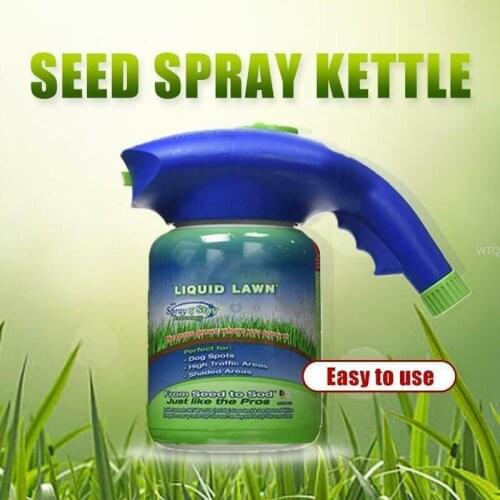 Drop shipping Seed Sprinkler Liquid Lawn System Grass Seed Sprayer Plastic Watering Can Quick And Easy Sprayers Ink