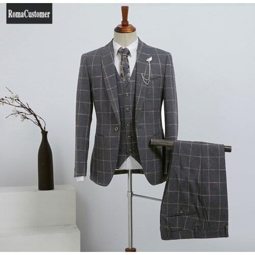 RomaCustomer Mens Casual Suits