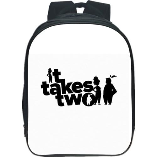 It Take Two Backpack Game Printing Design Fashion Rucksack Boy Girls Bags Teen Bookbag Children Bag Back To School Gift Mochila