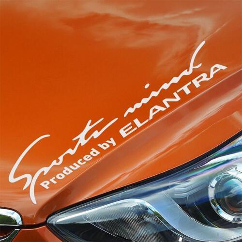 Customization Sport Car Covers Stickers Decal Car Styling On Car Lamp Eyebrow For hyundai elantra car accessories