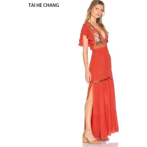 TAI HE CHANG Short Sleeve Dresses