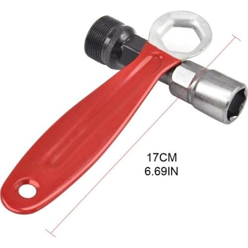 Bike Crankset Repair Crank Extractor Bottom Bracket Remover Wrench Gadget Puller X3UA