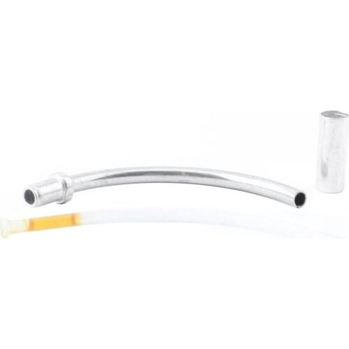 20pcs/Set Bike V Brake Cable Noodle Brakes Pipe Hose Guide Silvery