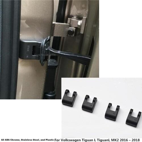 Top For Volkswagen Tiguan L TiguanL MK2 2016-2020 Car Body Anti Rust Water Proof Door Lock Key Plastic Buckle Limit Device Trims