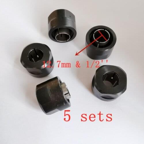1/2" 12mm 12.7mm Router Collet Cone Nut Replace For BOSCH GOF1200A GOF1200 GOF1300CE GOF1300ACE GOF2000CE GOF1400CE GOF1600CE