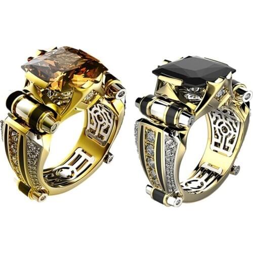 1PC Zircon Female Ring Couple Cubic Zirconia Ring Crystal Christmas Gifts Jewelry Vintage Anillos Mujer Anel