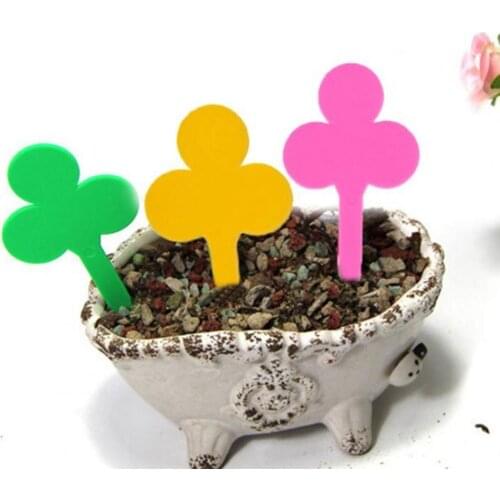 100Pcs Plant Labels Not Brittle Weather Resistant PP Funny Indoor Plant Labels for Nursery