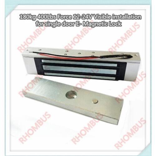 180kg 400lbs Force 12v Visible Installation for Single Door E- Magnetic Lock/electromagnetic Door Lock/magnetic Lock