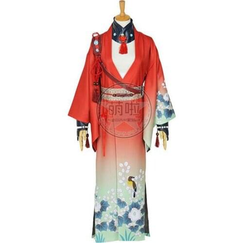 2017 DMMD DRAMAtical Murder Koujaku Cosplay Costume Japanese Kimono Samurai Clothing Full Set