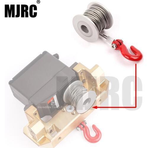 25T Steering Gear Servo Winch Wheel Steering gear front For 1/10 RC Crawler Car TRX4 RC4WD D90 D110 Axial Scx10II 90046 VS4 RR10