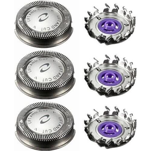 3Pcs Shaver Head Replacement Shaver Blade for HQ3 HQ4 HQ55 HQ56 HQ6900 HQ6868 HQ5812 HQ6874 Razor Blade for Men
