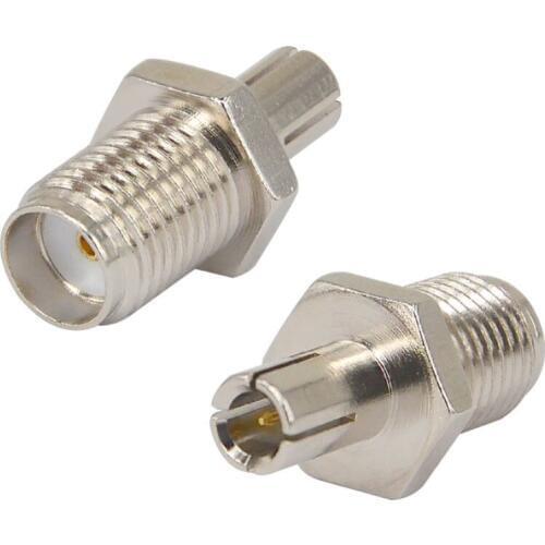 5 pcs/lot) SMA to TS9 adapter SMA female plug to TS9 male plug connector adapter nickelplated straight