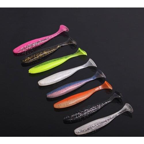 5Pcs/Lot Wobblers Artificial High Quality Freshwater Fishing Lure Soft Bait 70mm 95mm Anti-Corrosion Bionic Plastic Fishing Lure