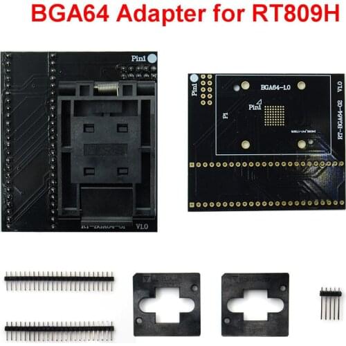 2021BGA64 EMMC Adapter for RT809H Programmer Universal RT-BGA64-1 1.0mm RT-BGA64-02 Socket 11*13mm Programador Calculadora