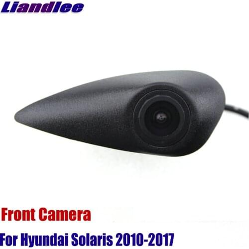 Car Front View Logo Grill Camera For Hyundai Accent Solaris 2008-2020 2012 2015 2016 2018 2019 Not Reverse Rear Parking Camera