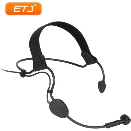 Black Headset Condenser Microphone Ear-Hanging Microfone For Speech Wedding Live Gaming Chat Transmitter ME8 3 PIN 22014