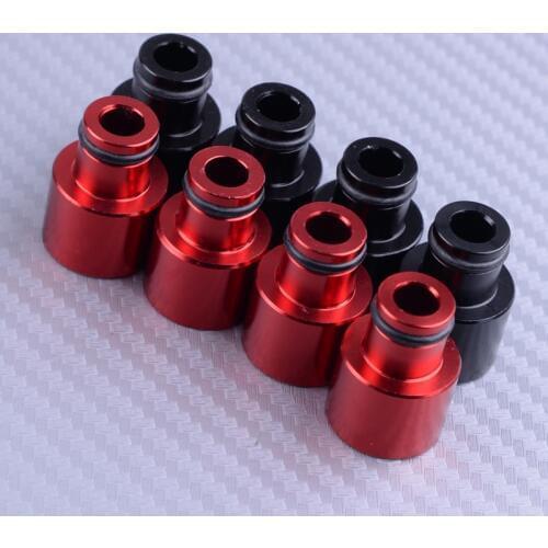DWCX Fuel Injector Top Hat Adapters Fit For Civic Integra B D Series B16 B18 D16 RDX 1993 1994 1995 1996 1997