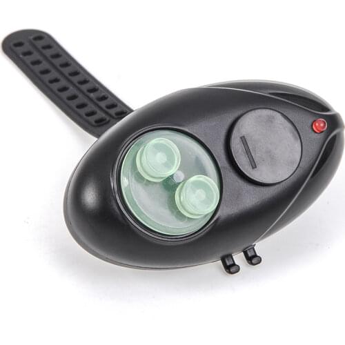Electronic Fishing Bait Alarm with Sound LED Lights Indicator, Adjustable Belt, Fish Bite Alarms for Fishing Pole Rods Line