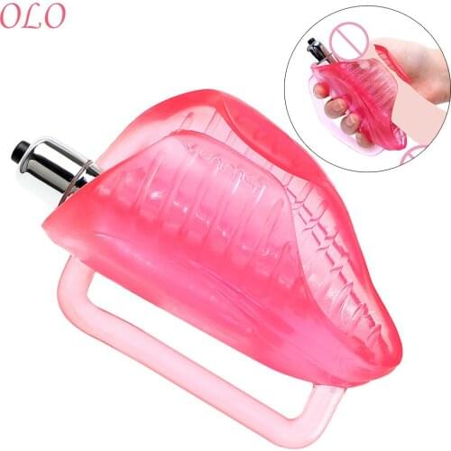 IKOKY Vibrating Cock Ring Penis Trainer Male Masturbator Erotic Pink Sex Toys for Men Pocket Pussy