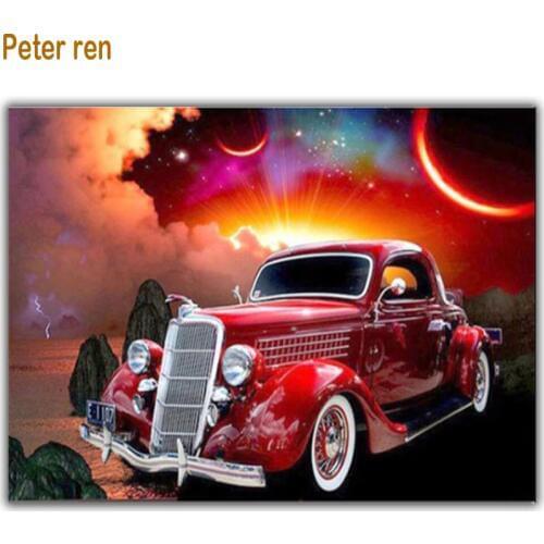 Peter ren DIY Crafts Diamond Embroidery kit car full square mosaic icon crystal Rhinestone Diamond painting Queen HIMIKO Photos