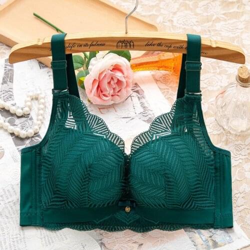 Underwear womens small breasts, thick, adjustable top collection, breast bra, beautiful back, sexy lace, no steel ring bra