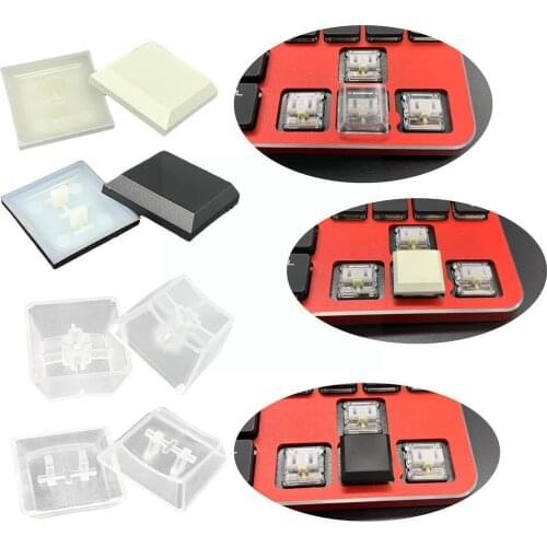For Kailh Low Profile Keycaps For Box Chocolate Switch Keycaps Black DIY White Mechanical Keyboard Gaming Translucent Color B5Q6