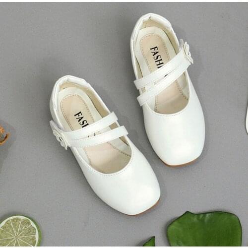 Little Girl Shoes Childrens Zapatos School Baby Girls White Wedding Party Dress Shoes For Girls Kids Leather Princess Shoes New