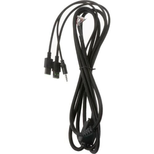 Durable Nylon Braided Line USB Mechanical Keyboard Cable Replacement Wire for Razer BlackWidow Chroma V2 Keyboard Accessories