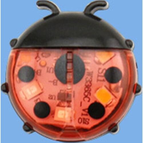 Creative Car Door Warning Lights Cute Ladybug Shape Flashing LED Car Door Open Safety Lamps Wireless Anti-collision Lights