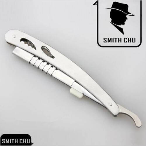 Smith Chu 1 set Straight Barber Edge Steel Razors Folding Shaving Knife With 1 pcs Blades Drop Shipping Wholesale