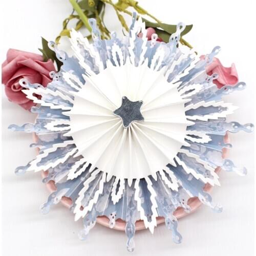 Snowflake Rosettes Metal Cutting Dies Stencils for DIY Scrapbooking Decorative Embossing DIY Paper Cards