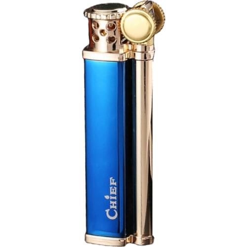 Old-Fashioned Creative Oil Lighters Classic Slim Gasoline Lighters Cigarette Lighter Gift Color Random