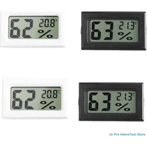 Thermometer Hygrometer LCD Display Mini Digital Electronic Temperature Humidity Meters Gauge Indoor Humidors Greenhouse M17E