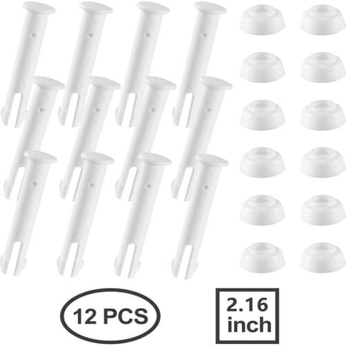 12Pcs Outdoor Swimming Pool Frame Fixing Plastic Connector Pins Accessories