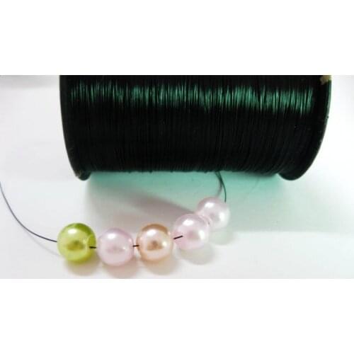 2 Roll 80 Metres Strong Black Nylon Beading Cord String Thread 0.25mm