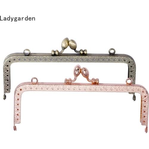 8.5/10.5/12.5/15/18/20.5CM Purse Frame Hanger Metal Kiss Clasp Purses Handle Accessories Handbag Handmade Diy Bag Parts Bag Kiss