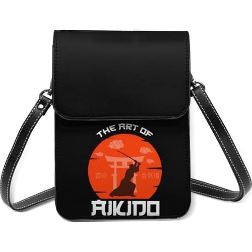 Aikido Shoulder Bag Funny Leather Business Mobile Phone Bag Woman Fashion Bags