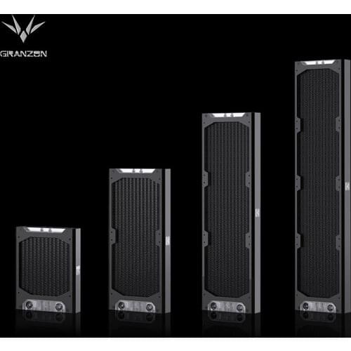 Bykski Granzon GH High Quality Copper Thin Radiator,120MM,240MM,360MM,480MM ,Universal Use ,Black,G1/4 ",GH120-240-360-480N