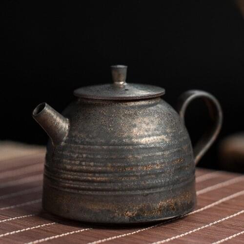 LUWU JAPANESE CERAMIC TEAPOT CHINESE KUNG FU TEA POTS DRINKWARE 175ML
