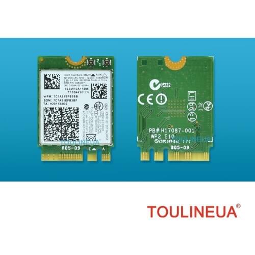 Brand new for Intel 7260NGW 7260ac 7260 ac 2.4/5G BT4.0 FRU 04X6007 For Thinkpad X250 x240 x240s x230s t440 w540 t540 Yoga y50