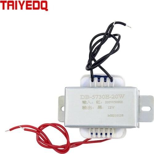 EI Power Transformer AC220V 380V Input Step Down Transformer 12V-0-12V 20W/VA Isolation Transformer 9V 12V 18V 24V 36V Output