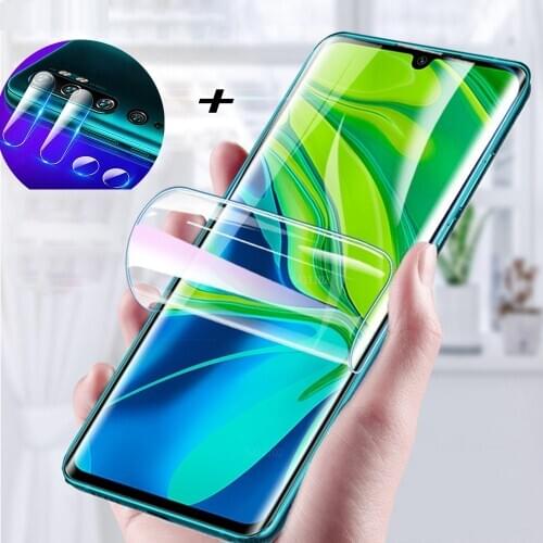 Hydrogel film & camera lens film for xiaomi 10 lite 5G screen protector for xiaomi 10 pro mi 10 10pro 10lite 10 Pro soft film