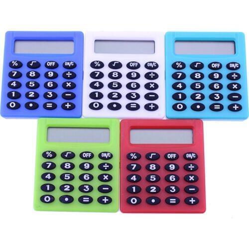 8-Digit Pocket Size Calculator Standard Function Student Large LCD Display Electronic Desktop Accounting Office Calculator