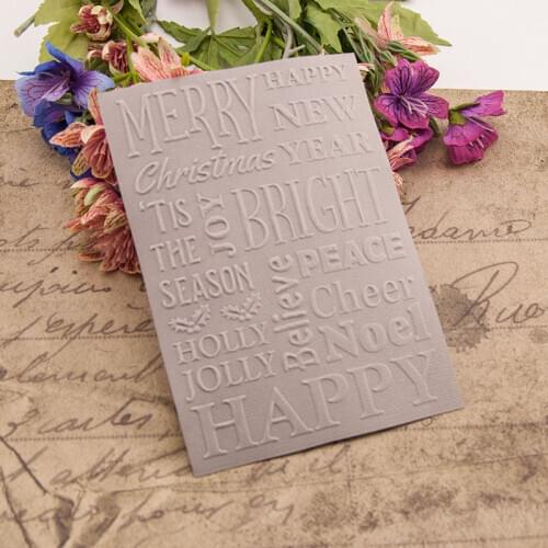 NCraft Embossing folders EM094 Plastic Embossing Folder For Scrapbooking DIY Photo Album Card