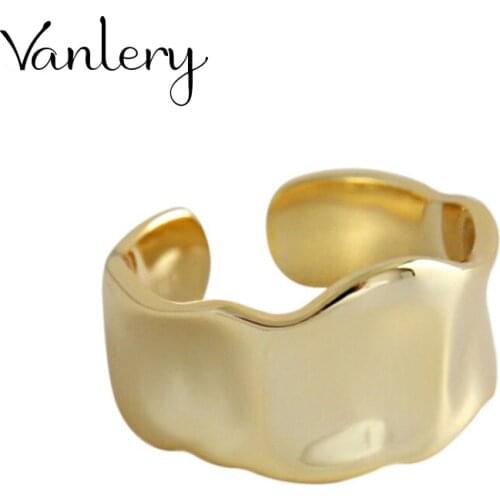 New Trendy Personality Punk Glossy Smooth Rings For Women Lady Resizable Size Rings Party Jewelry Charm Gifts
