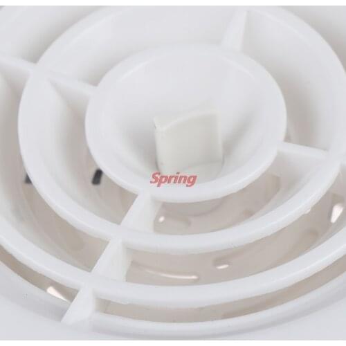 New 75mm 100mm 3~8 ''Adjustable Ventilation Grilles Grid Air Vent Round Louver Grille Cover