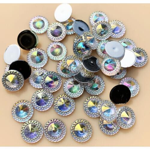 7*10mm White AB Clear&Transparent Water drop &Horse eye& FLOWER shape flat back rhinestone wedding decoration Strass nail art