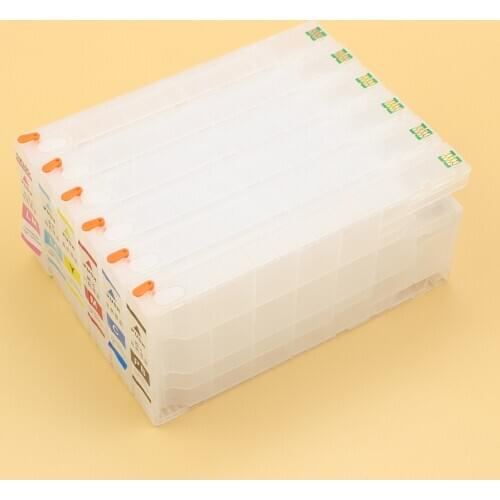 Empty refillable ink cartridges for Epson Sure lab D700 for Fujifilm DX100 ink refill cartridges with chip 275ML/color