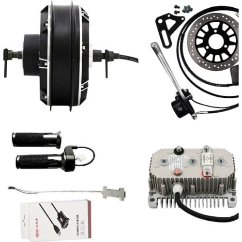 QS205 4000W Electric Motorcycle Hub Motor Conversion Kits