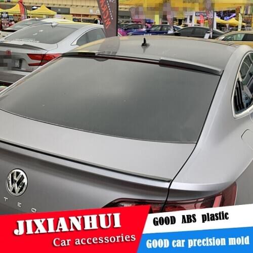 For CC Arteon Roof Spoiler 2019 Volkswagen Arteon CC Roof Spoiler ABS plastic Material Car Rear Wing Color Rear Spoiler